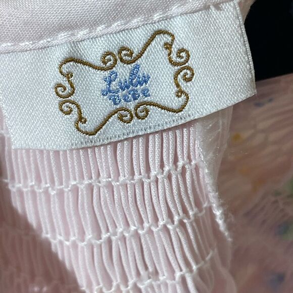 Lulu Bebe  Smocked Dress with Floral Embroidery - Picture 7 of 7